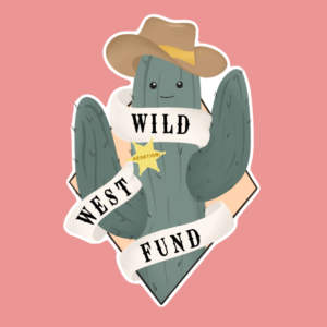 Wild West Fund logo with pink background