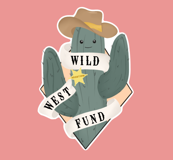 Wild West Fund logo with pink background